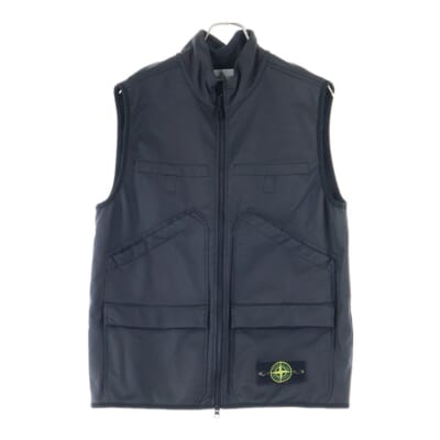 Cotton Vest 7615G0729 ロゴワッペンコットンベスト ブラック Bランク