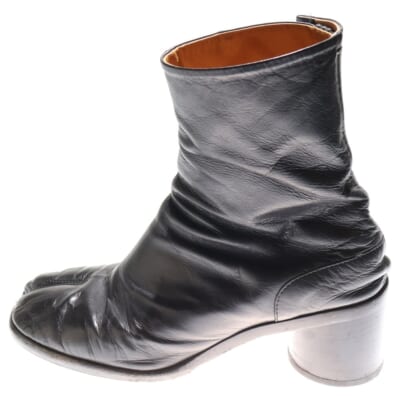 19AW 足袋ブーツ レザー ブラック S57WU0132 Bランク