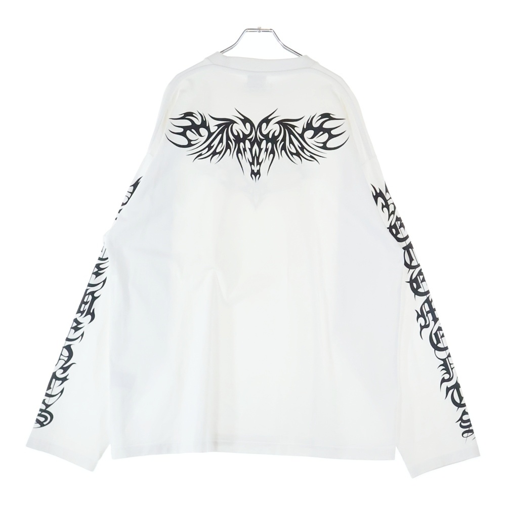 ヴェトモン 21AW LONG SLEEVE GOTHIC LOGO OVERSIZED TEE UA52TR590W