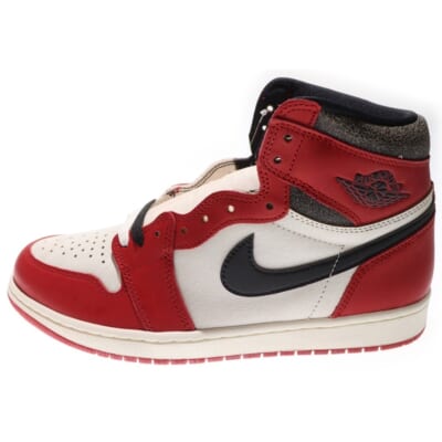 AIR JORDAN 1 RETRO HIGH OG エアジョーダン1 シカゴ ロストファウンド ハイカットスニーカー ホワイト/レッド US10.5/28.5cm DZ5485-612 Sランク