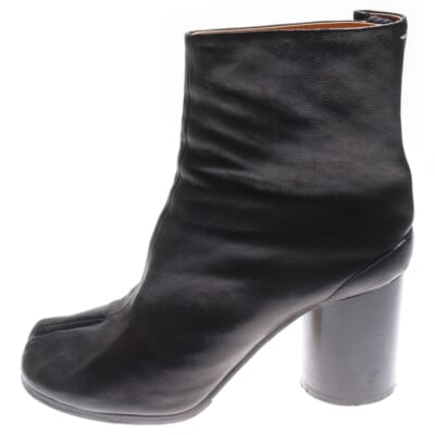 タビ ヒール アンクルブーツ 80mm ブラック S58WU0260P3753T8013 Bランク