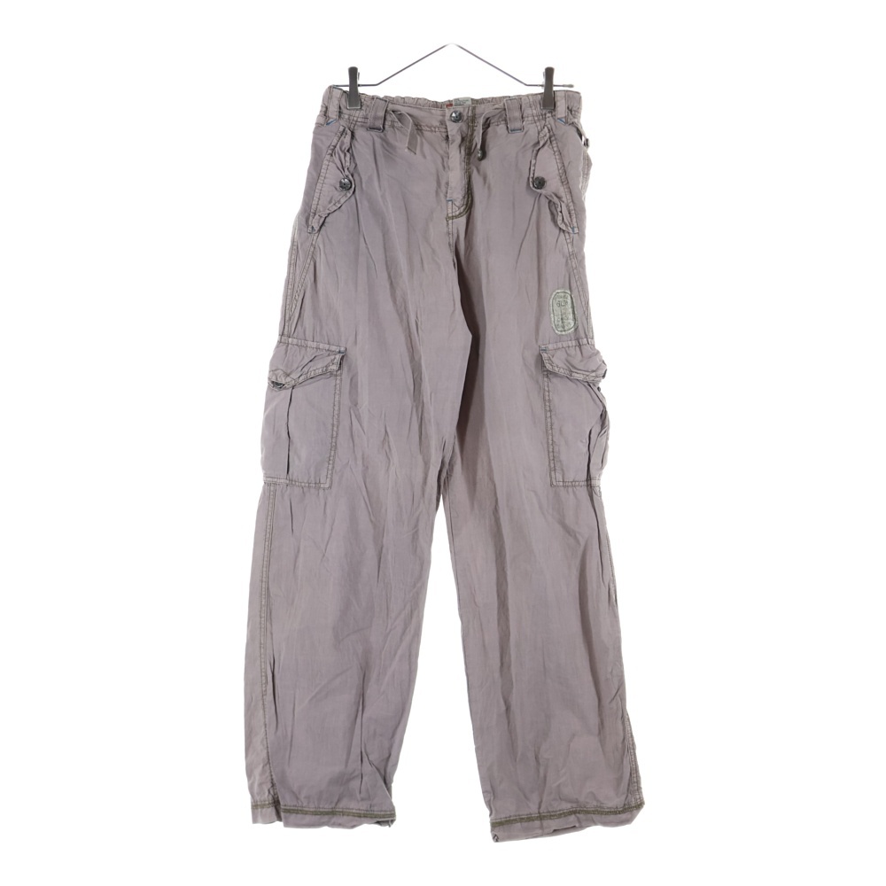 フロントロゴ カーゴパンツ グレー レディース Bランク