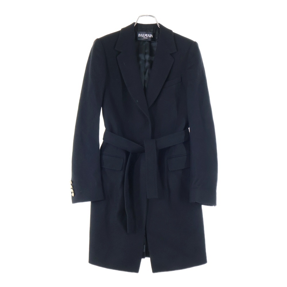 バルマン カシミヤ ロングコート レディース ブラック 買取実績【買取