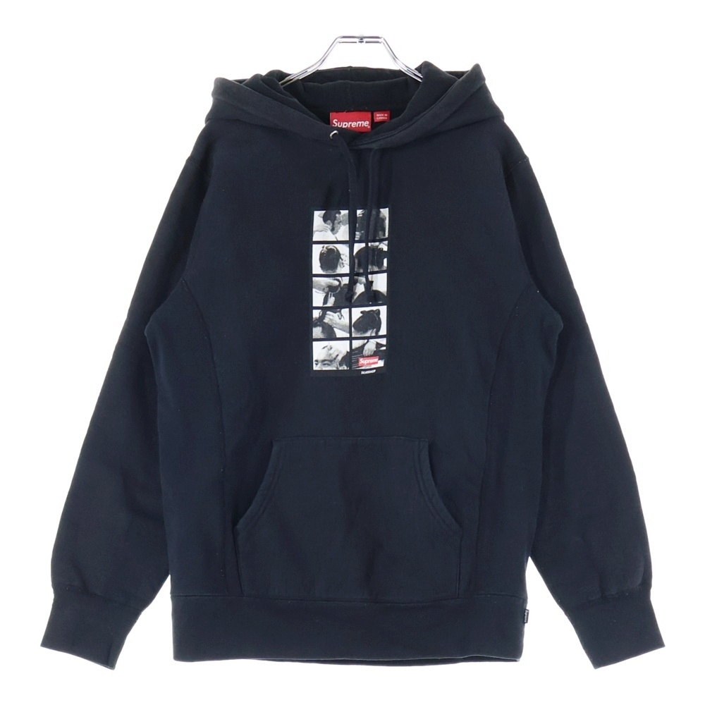 は*は様 Supreme パーカー 相撲力士 シュプリーム 相撲力士 フロントプリント プルオーバーパーカー