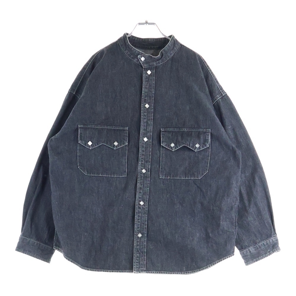 テンダーロイン DENIM SHT SNAP BUTTON WASH 長袖シャツ グレー 買取