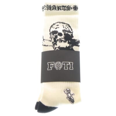 FOTI SOCKS フォティ ソックス 靴下 ホワイト/ブラック Sランク