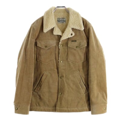 15AW CORDUROY BOA RANCHER JACKET コーデュロイ ボアジャケット アウター ベージュ WMR=CDR-01 Bランク