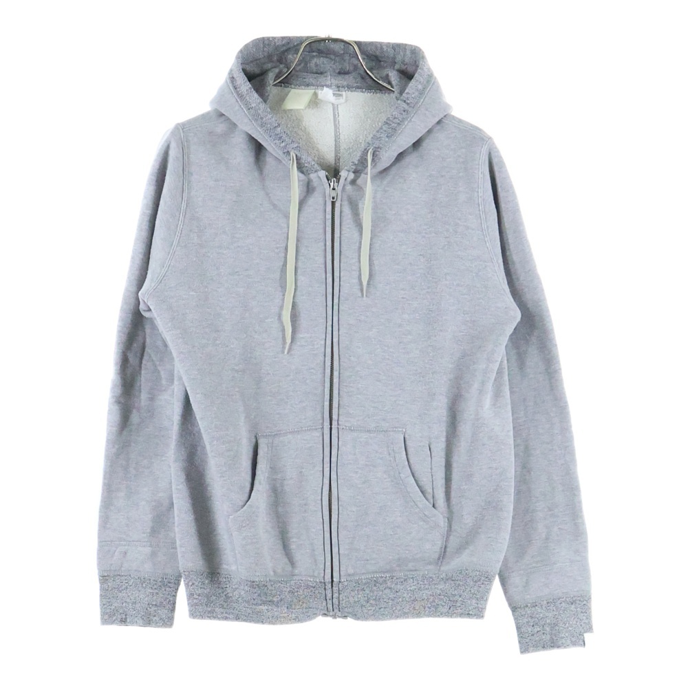 ZIP UP HOODIE ジップアップ フーディー パーカー グレー Bランク