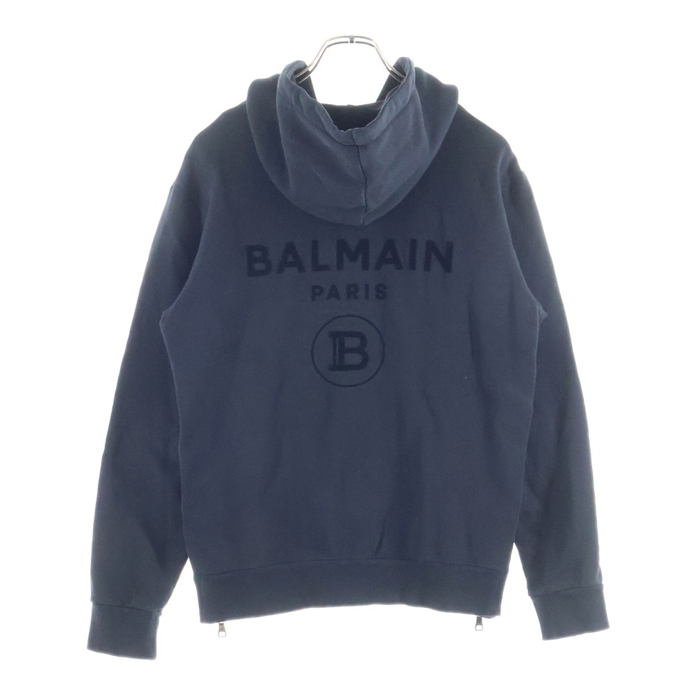 ZIP UP HODIE ジップアップフーディー サイドジップパーカー ブラック 3643I245 Bランク