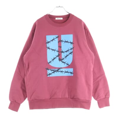 24AW 裏起毛 プルオーバースウェット クルーネックスウェット ボルドー UP2D4804-2 Sランク