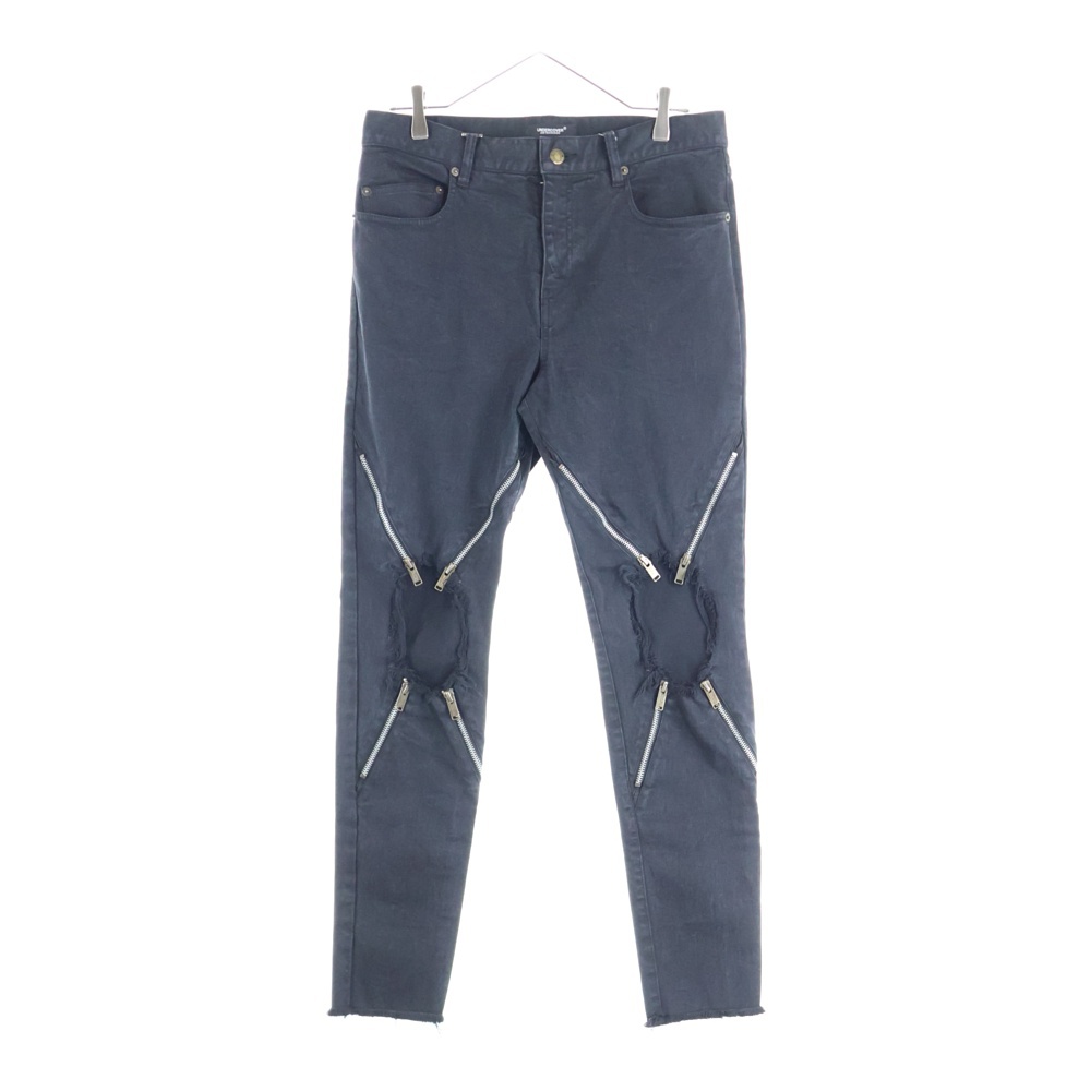 アンダーカバー 25SS Stretch Denim 4 Zips Jeans 4ジップステッチ
