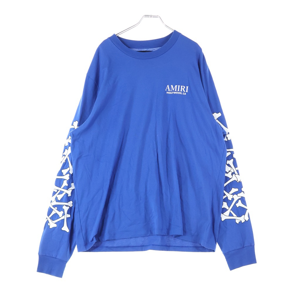 アミリ BONES STACKED L/S TEE ボーン スタック ロングスリーブ長袖T