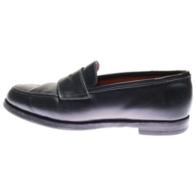 ボストン コインローファー レザーシューズ ブラック 26224 Bランク