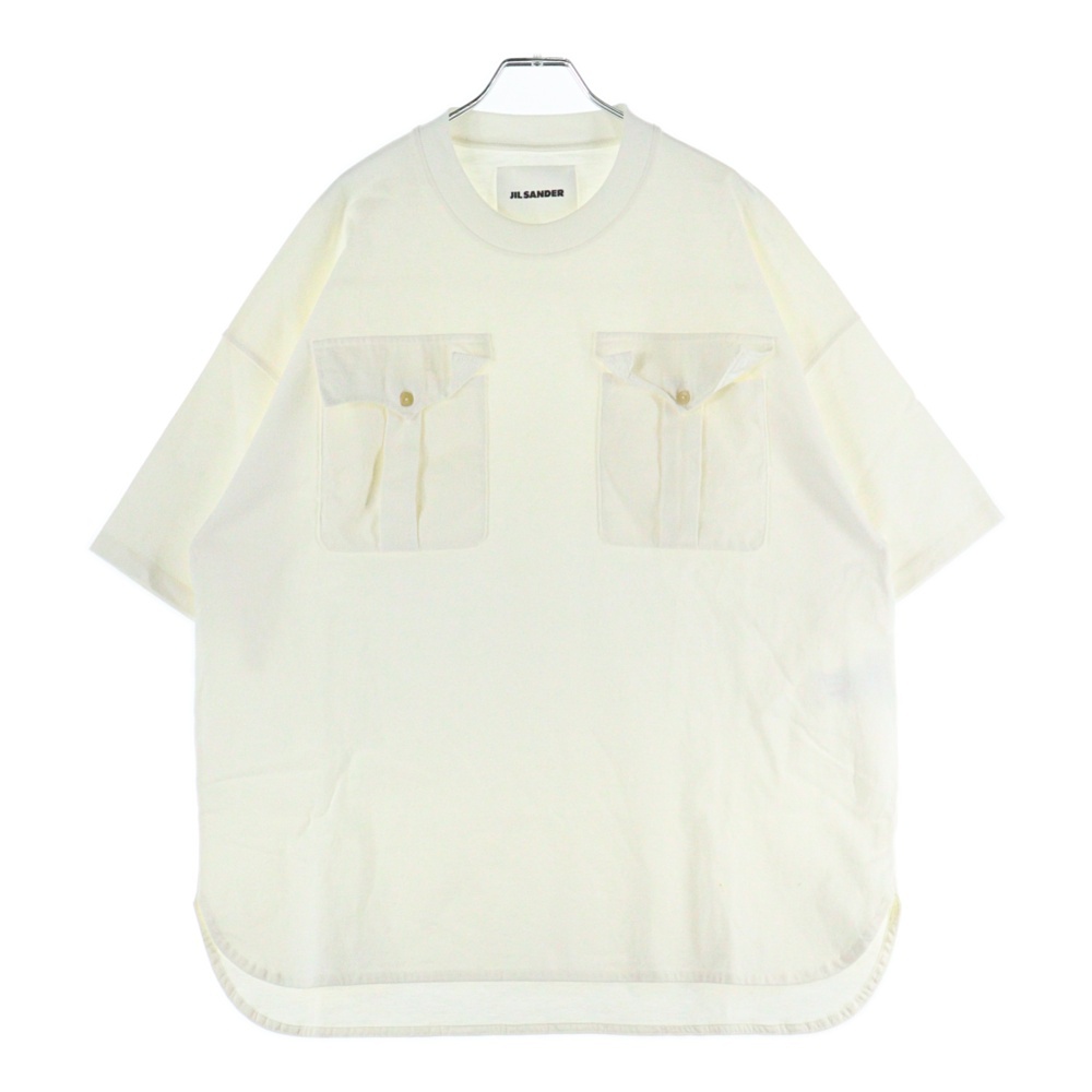 フラップポケット 半袖Tシャツ カットソー ホワイト KK JM BW 0114 Bランク