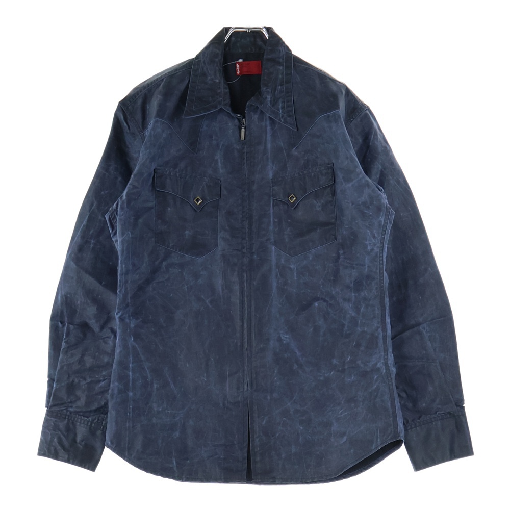 00s 長袖ジップアップウエスタンジャケット ネイビー 60544-96 Bランク