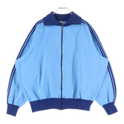 60s ユーゴスラビア製 3ライントラックジャケット ブルー Cランク