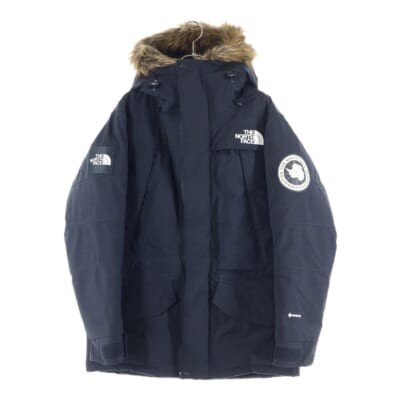 ANTARCTICA PARKA アンタークティカパーカ ファー付きジップアップダウンジャケット ブラック Bランク