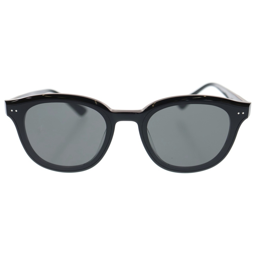 JADE-01 ラウンド アセテートフレーム サングラス 眼鏡 アイウェア ブラック Aランク