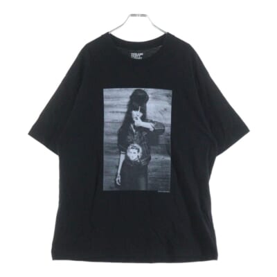 25SS Stie-lo×IrinaL Sideways figure スティーロー イリーナ フロントプリント クルーネック半袖Tシャツカットソー 25MND-STL009-99-L2 Bランク