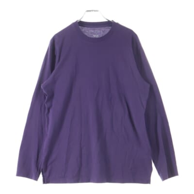RELAXED LS TEE リラックス ロゴプリント ロングスリーブ 長袖 Tシャツ カットソー パープル KA9778 Bランク