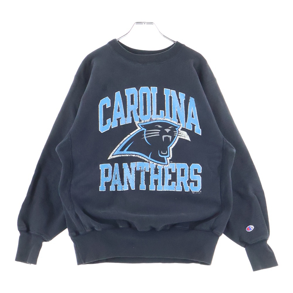 チャンピオン 90S REVERSE WEAVE CAROLINA PANTHERS SWEAT リバース