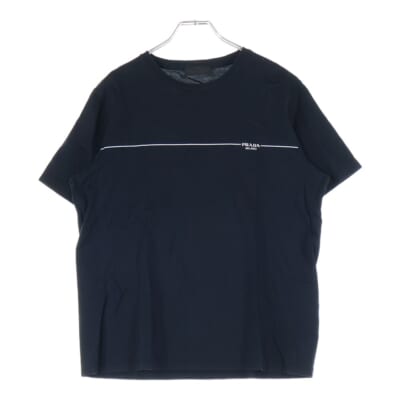 20SS LOGO PRINT S/S TEE SHIRT ロゴプリント半袖Tシャツ カットソー ブラック UJN656 R201 1WPG Bランク