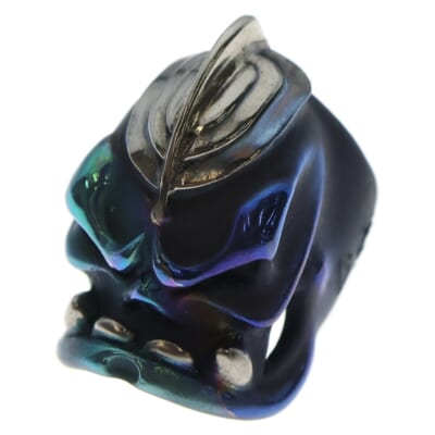 Devil Puncher Ring デビルパンチャーリング チタン ブルーPuncher Mother Fucker Ring パンチャー マザー ファッカー リング チタン ブルー Bランク