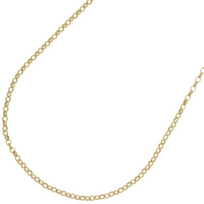 22K NECKCHAIN R20 ロールチェーンネックレス 20inch ゴールド BCA011 Bランク