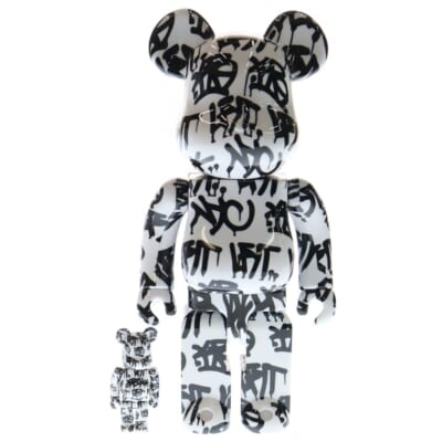 ×LFYT×KRINK BE@RBRICK 400%&100% ラファイエット クリンク ベアブリック フィギュア 人形 ホワイト/ブラック Sランク
