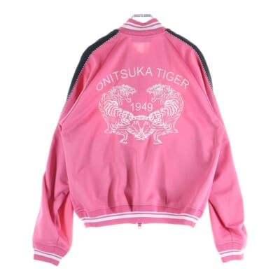 ロゴ刺繍 トラックジャケット ピンク 2183B168 Bランク