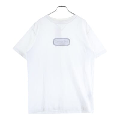 T-Shirt ロゴ刺繍 半袖Tシャツ ホワイト 343J696C0554 Aランク