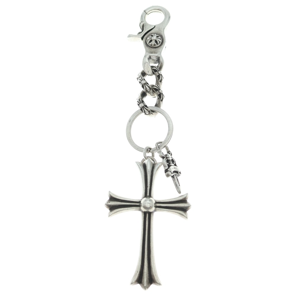 CLP CHN XFANCY-S CH CRS LG ショートエクストラファンシーリンク ラージクロス キーチェーン シルバー Bランク
