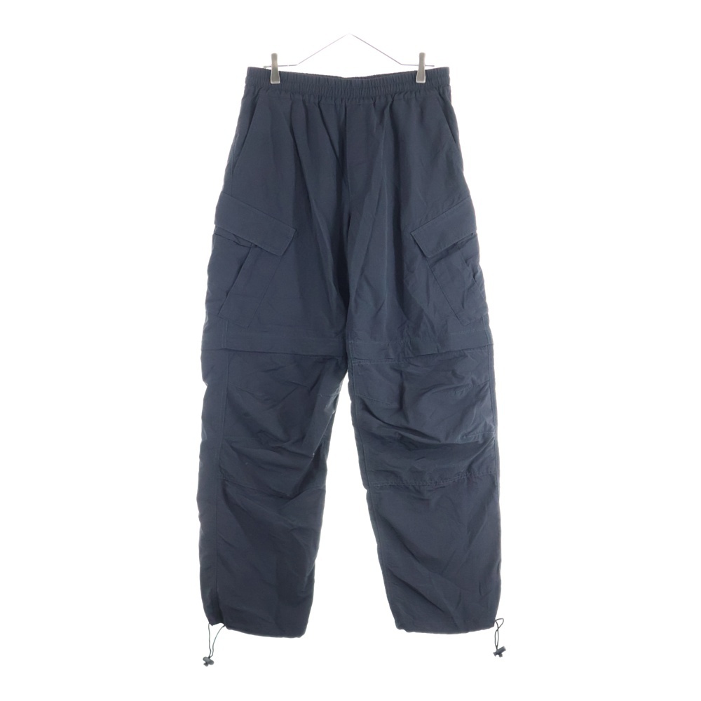 Solid Color Nylon Cargo Pants ナイロンカーゴパンツ ブラック 3440MP05 Aランク