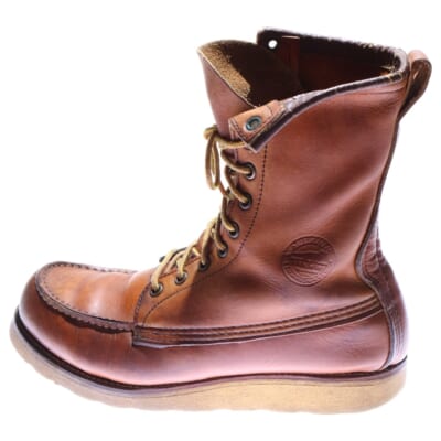 90s 877 犬刻印 8-inch Classic Moc 8インチクラシックモックブーツ ブラウン ヴィンテージ Bランク