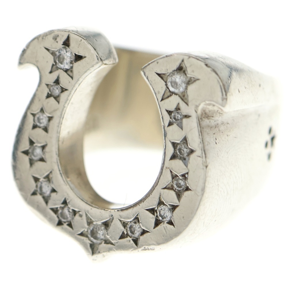T-H.S RING SILVER ホースシュー ダイヤリング シルバー Bランク