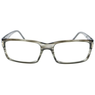 クリアフレーム スクエアアイウェア 眼鏡 グレー TF5013 Bランク