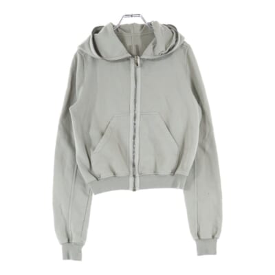 24AW Small Gimp Hoodie バックプリント フルジップ スウェットパーカー フーディー グレー DS02D2246-FEP1 Sランク