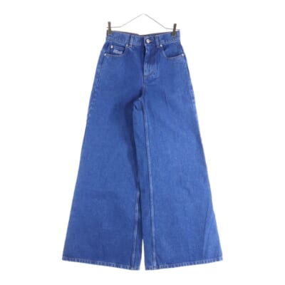 25AW オーガニックコットン ワイドデニムパンツ インディゴ PAJD0514XO USCU83 Sランク