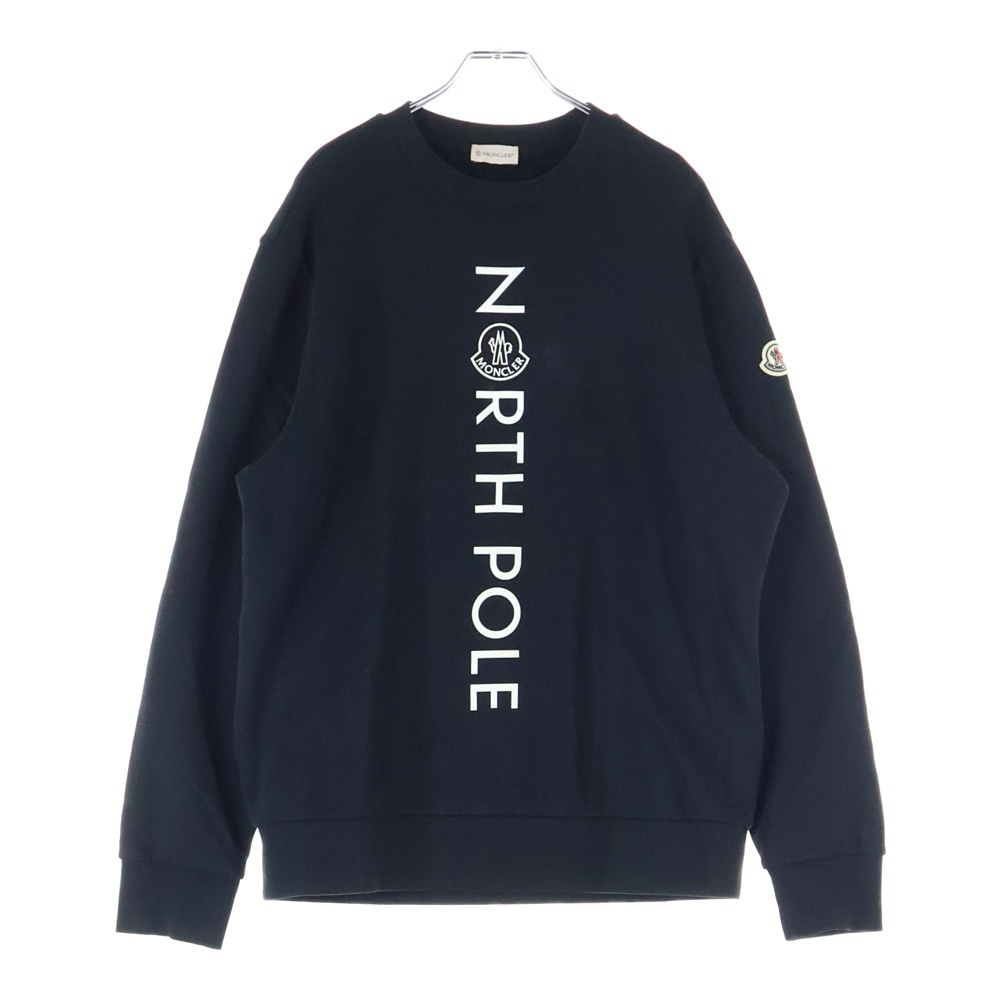 23AW FELPA GIROCOLLO NORTH POLE SWEATSHIRT ノースポールフロントラバーデザインスウェットトレーナー I20918G00028 Bランク