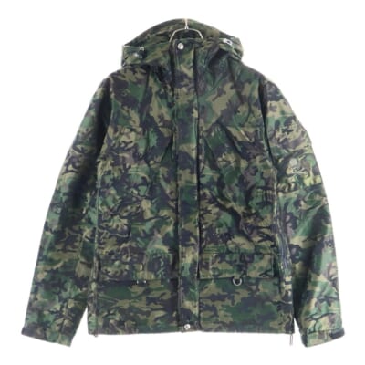 Nylon Jacket カモフラージュ 迷彩 シルクナイロンジャケット カーキ MD2-BL11 Aランク