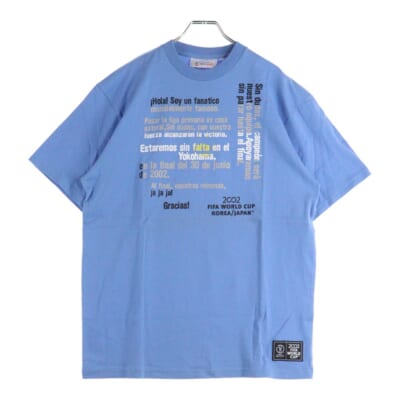 00S 2002 FIFA World Cup Korea Japan 日韓ワールドカップ 半袖Tシャツ ブルー Sランク
