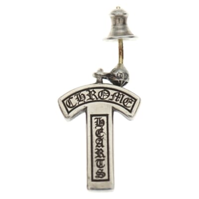 T BAR CH Tバー CHドロップ ピアス シルバー Bランク