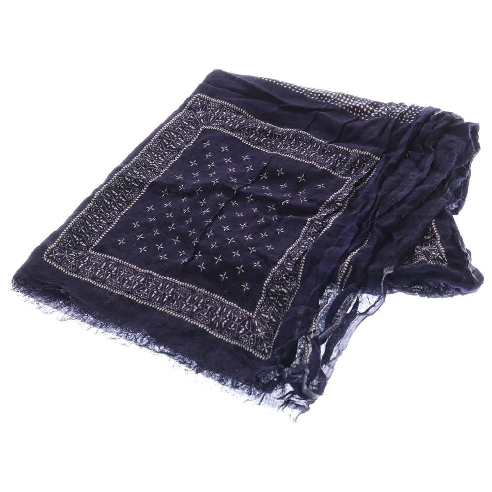 Paisley Bandana Rayon Stole ペイズリーバンダナレーヨンストール ネイビー Bランク