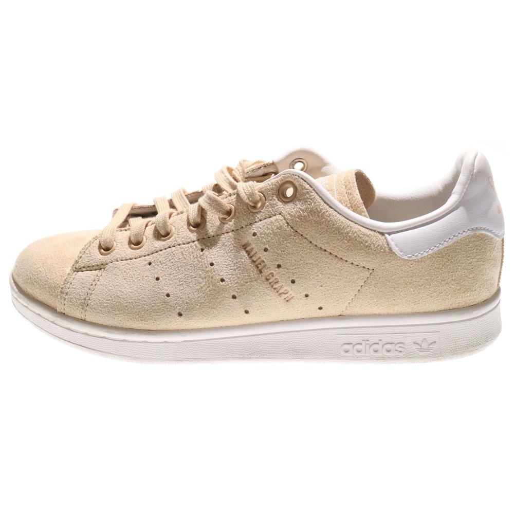STAN SMITH H06354 スタンスミス ローカットスニーカー シューズ ベージュ Bランク