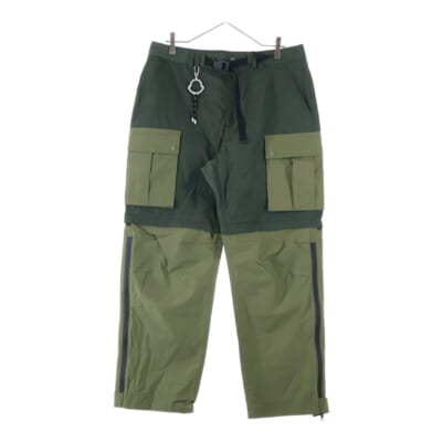 23AW × PHARRELL WILLIAMS PANTALONE I209R2A00001 ファレルウィリアムズ パンタローネ ナイロンカーゴパンツ カーキ Sランク