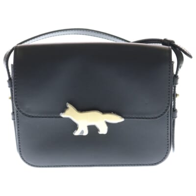 EDIE イーディ レザーショルダーバッグ ブラック Sランク