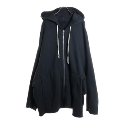 JUMBO HOODED PETER ジャンボ フーデッド ジップアップパーカー スウェット ブラック DU02B4275-F Bランク