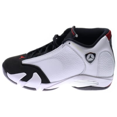 Air Jordan 14 Retro Black Toe エアジョーダン14 レトロ ブラックトゥー レースアップミッドカットスニーカー US9/27cm 487471-160 ブラック/ホワイト Aランク