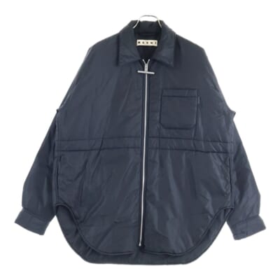 ジップアップ フロントポケット ナイロンジャケット ブラック CUMU0188W0 Aランク