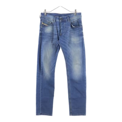 スリムフィット スキニージーンズ デニムパンツ インディゴ Bランク
